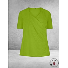 Plus Basics Wrap Top KIWI